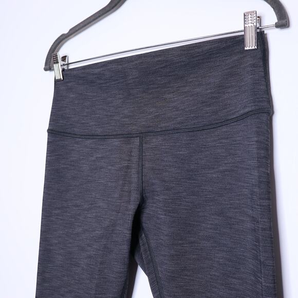 LULULEMON Wunder Under Hi-Rise 7/8 Tight Full-On Heathered Black Women's 10 - Picture 3 of 12